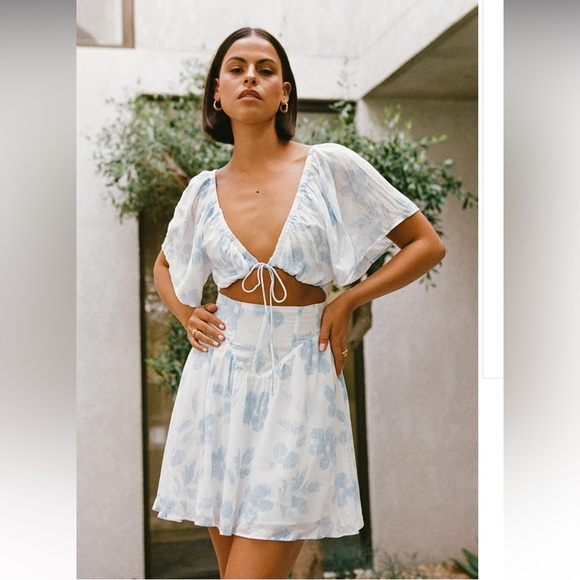 NWT Niko Cutout Dress - Honey Floral - Picture 2 of 6